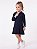 Vestido Infantil Tommy Hilfiger Polo em Tricô Trançado Azul Marinho - Imagem 2