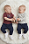 Conjunto Bebê 3 peças Tommy Hilfiger T-Shirt, Blusa Térmica e Calça Jogger - Imagem 5