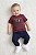 Conjunto Bebê 3 peças Tommy Hilfiger T-Shirt, Blusa Térmica e Calça Jogger - Imagem 2