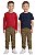 Conjunto Infantil 3 peças Tommy Hilfiger T-Shirt, Blusa Térmica e Calça Jogger - Imagem 1