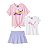 Conjunto Infantil Puma 3 Peças com Saia e Shorts Embutido - Imagem 4