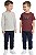 Conjunto Infantil 3 peças Tommy Hilfiger T-Shirt, Blusa Térmica e Calça Jogger - Imagem 1