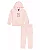 Conjunto Infantil Tommy Hilfiger em Moletom rosa - Imagem 3
