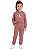 Conjunto Infantil Calvin Klein Rosa antigo em Moletom com Capuz - Imagem 1