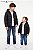 Jaqueta Puffer Infantil Tommy Hilfiger Preta - Imagem 2