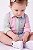 Vestido Bebê Chemise Tommy Hilfiger Listrado Color Block - Imagem 3
