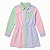 Vestido Infantil Chemise Tommy Hilfiger Listrado Color Block - Imagem 7