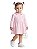 Vestido Bebê Tommy Hilfiger em Malha Piquet Rosa - Imagem 1