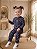 Conjunto Moletom Bebê Tommy Hilfiger Estrelas Azul Marinho - Imagem 3