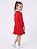 Vestido Infantil Tommy Hilfiger Polo em Tricô Trançado Vermelho - Imagem 2