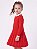 Vestido Infantil Tommy Hilfiger Polo em Tricô Trançado Vermelho - Imagem 4