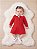 Vestido Bebê Tommy Hilfiger Polo em Tricô Trançado Vermelho - Imagem 3