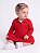 Vestido Bebê Tommy Hilfiger Polo em Tricô Trançado Vermelho - Imagem 2