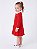 Vestido Bebê Tommy Hilfiger Polo em Tricô Trançado Vermelho - Imagem 7