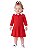Vestido Bebê Tommy Hilfiger Polo em Tricô Trançado Vermelho - Imagem 5