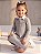 Vestido InfantilTommy Hilfiger Polo em Tricô Trançado Cinza - Imagem 5