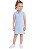 Vestido Infantil Tommy Hilfiger Polo Piquet Floral Azul - Imagem 1