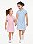 Vestido Infantil Tommy Hilfiger Polo Piquet Floral Azul - Imagem 5