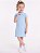 Vestido Infantil Tommy Hilfiger Polo Piquet Floral Azul - Imagem 2