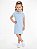 Vestido Infantil Tommy Hilfiger Polo Piquet Floral Azul - Imagem 4