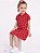 Vestido Infantil Tommy Hilfiger Polo Vermelho Estampa Náutica - Imagem 3
