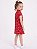 Vestido Infantil Tommy Hilfiger Polo Vermelho Estampa Náutica - Imagem 4