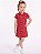 Vestido Infantil Tommy Hilfiger Polo Vermelho Estampa Náutica - Imagem 2