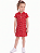 Vestido Infantil Tommy Hilfiger Polo Vermelho Estampa Náutica - Imagem 1