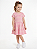 Vestido Infantil Tommy Hilfiger Listrado Rosa com Saia Plissada - Imagem 2