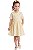 Vestido Infantil Tommy Hilfiger Listrado Amarelo - Imagem 1