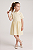 Vestido Infantil Tommy Hilfiger Listrado Amarelo - Imagem 3