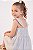 Vestido Infantil Tommy Hilfiger Azul Bordado Inglês - Imagem 5