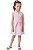 Vestido Infantil Tommy Hilfiger Chemise Listrado Rosa - Imagem 1