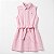 Vestido Infantil Tommy Hilfiger Chemise Listrado Rosa - Imagem 6