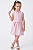Vestido Infantil Tommy Hilfiger Chemise Listrado Rosa - Imagem 3