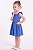 Vestido Infantil Tommy Hilfiger Bordado Inglês Azul Rpyal - Imagem 4