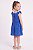 Vestido Infantil Tommy Hilfiger Bordado Inglês Azul Rpyal - Imagem 2