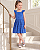 Vestido Infantil Tommy Hilfiger Bordado Inglês Azul Rpyal - Imagem 3