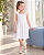Vestido Infantil Tommy Hilfiger Bordado Inglês Branco - Imagem 5