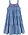 Vestido Infantil Tommy Hilfiger Jeans Chambre Leve com Babados - Imagem 8