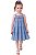 Vestido Infantil Tommy Hilfiger Jeans Chambre Leve com Babados - Imagem 1