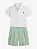 Conjunto Bebê Polo Ralph Lauren Camisa Branca e Shorts Listrado - Imagem 10