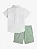 Conjunto Bebê Polo Ralph Lauren Camisa Branca e Shorts Listrado - Imagem 13