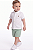 Conjunto Bebê Polo Ralph Lauren Camisa Branca e Shorts Listrado - Imagem 7