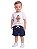 Conjunto Bebê Polo Ralph Lauren Polo Bear Bermuda Azul-Marinho - Imagem 1