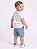 Conjunto Bebê Polo Ralph Lauren Polo Bear Bermuda Jeans Chambray - Imagem 5