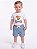 Conjunto Bebê Polo Ralph Lauren Polo Bear Bermuda Jeans Chambray - Imagem 3