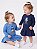 Vestido Bebê Polo Ralph Lauren Polo Bear Azul Sky - Imagem 5
