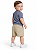 Conjunto Bebê Calvin Klein Camiseta CK e Shorts Bege - Imagem 3