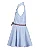 Vestido Infantil Tommy Hilfiger Listrado Azul e Branco com Laço - Imagem 14